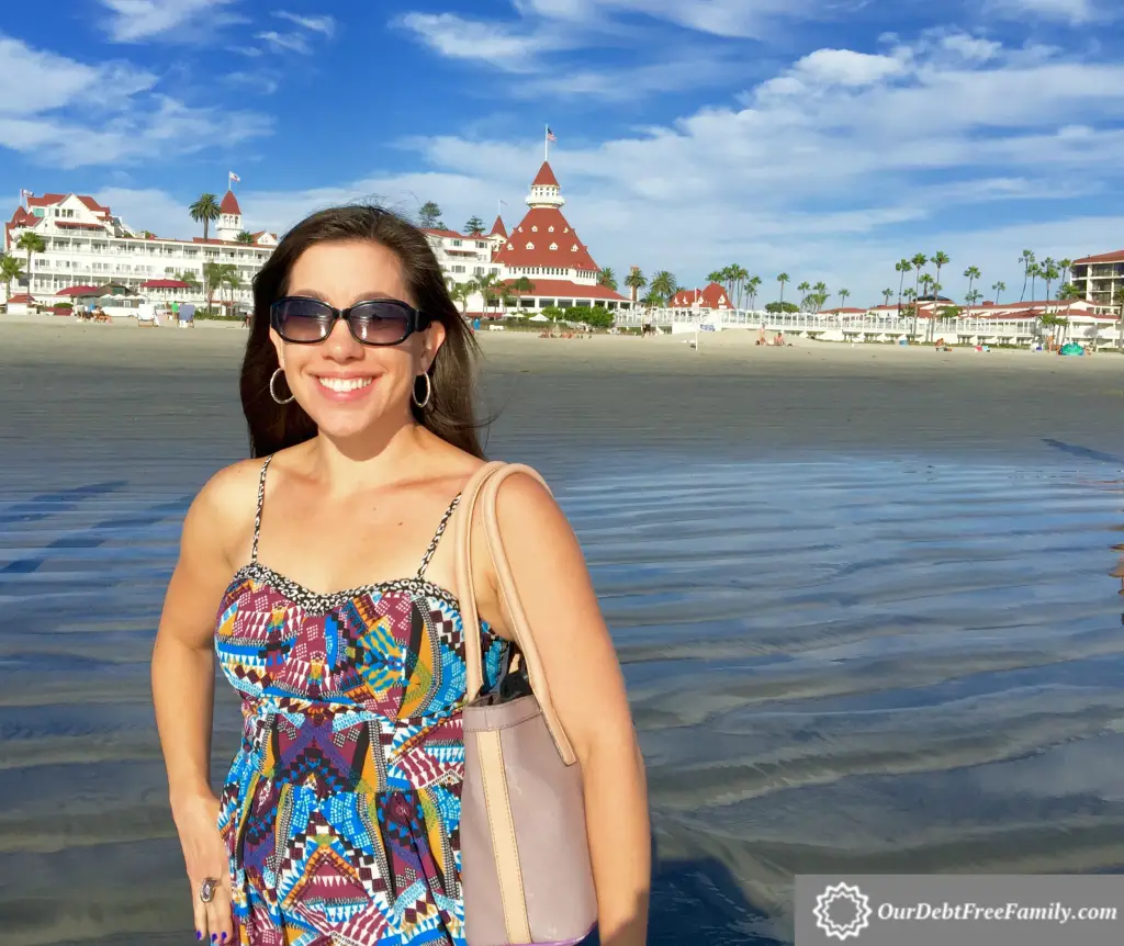 Monica on Beach in San Diego