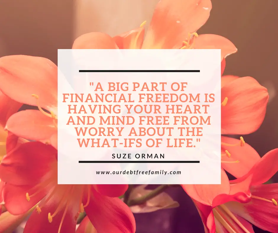 <p>“A big part of financial freedom is having your heart and mind free from worry about the what-ifs of life.” – Suze Orman</p>::Pexels
