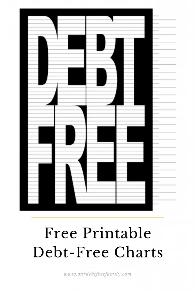 Debt Free Charts Printables