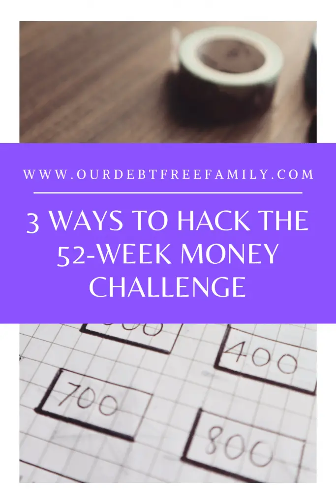 hack the 52-week money challenge