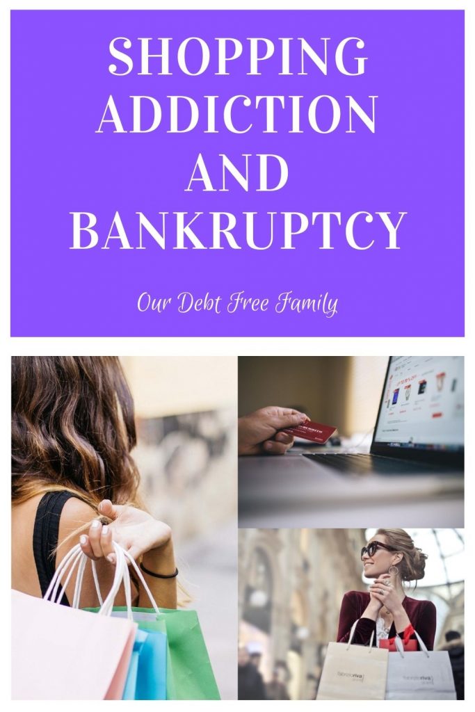Shopping addiction and bankruptcy
