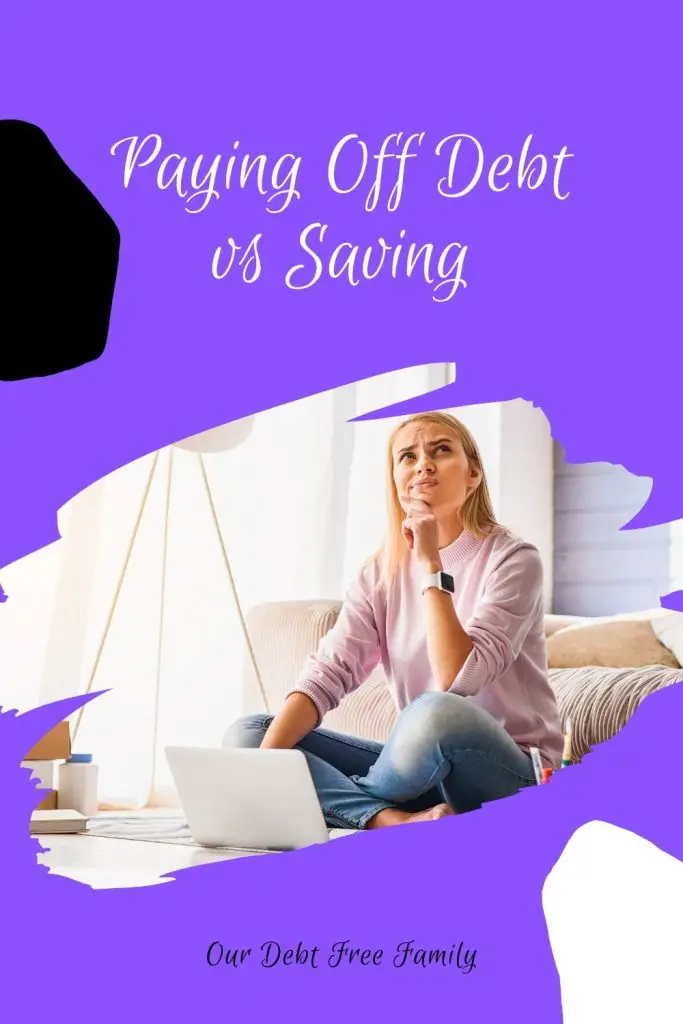 paying off debt vs saving