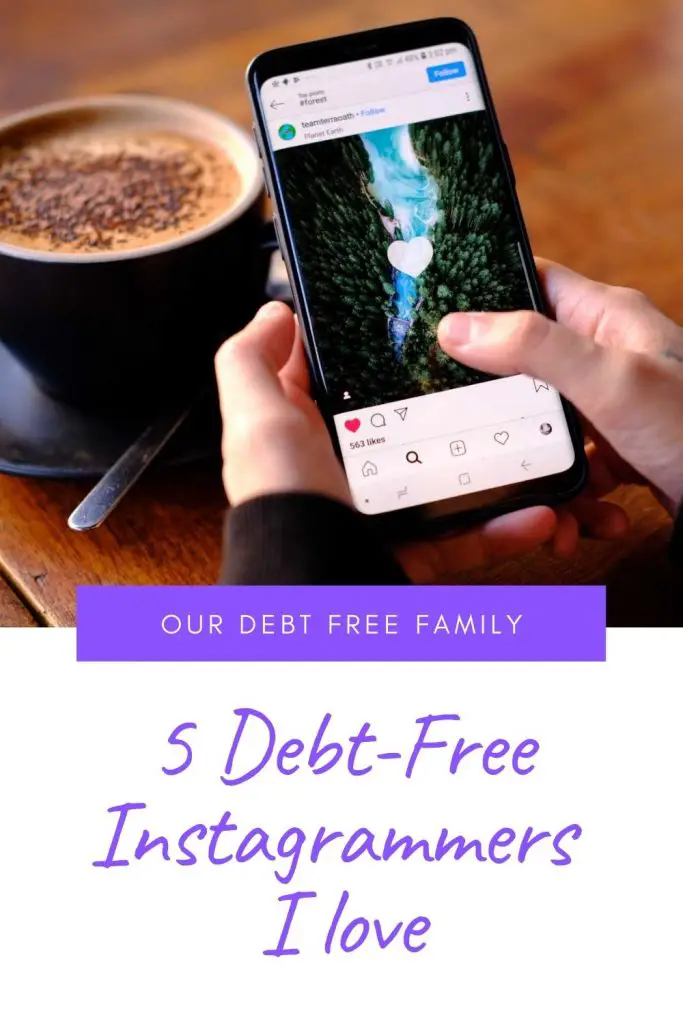 debt-free instagrammers
