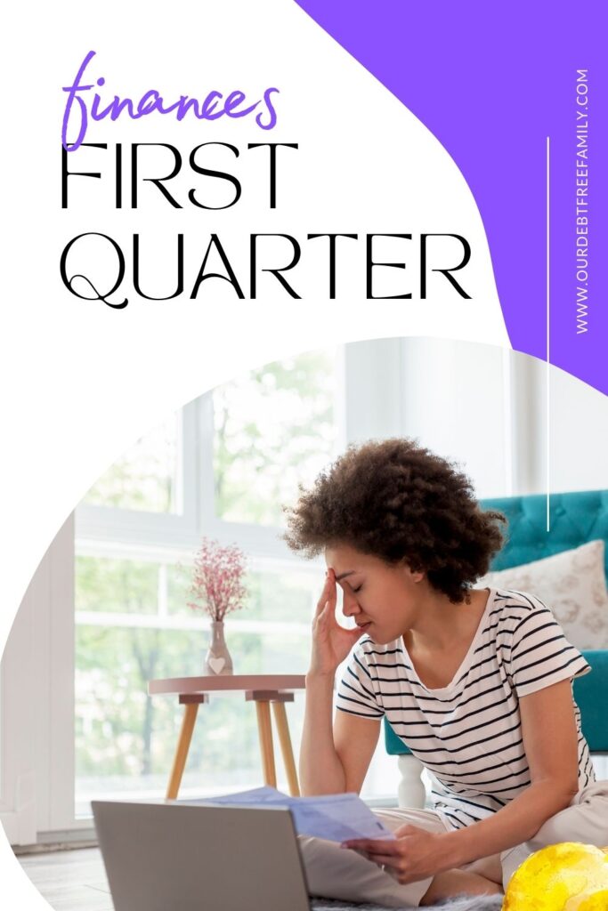 First quarter finances