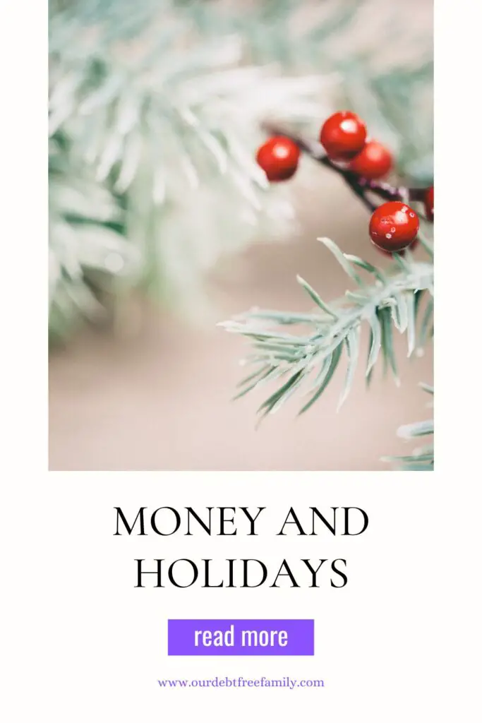 Money and holidays - remembering the reason for the season