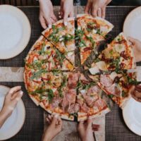 party planning pizza