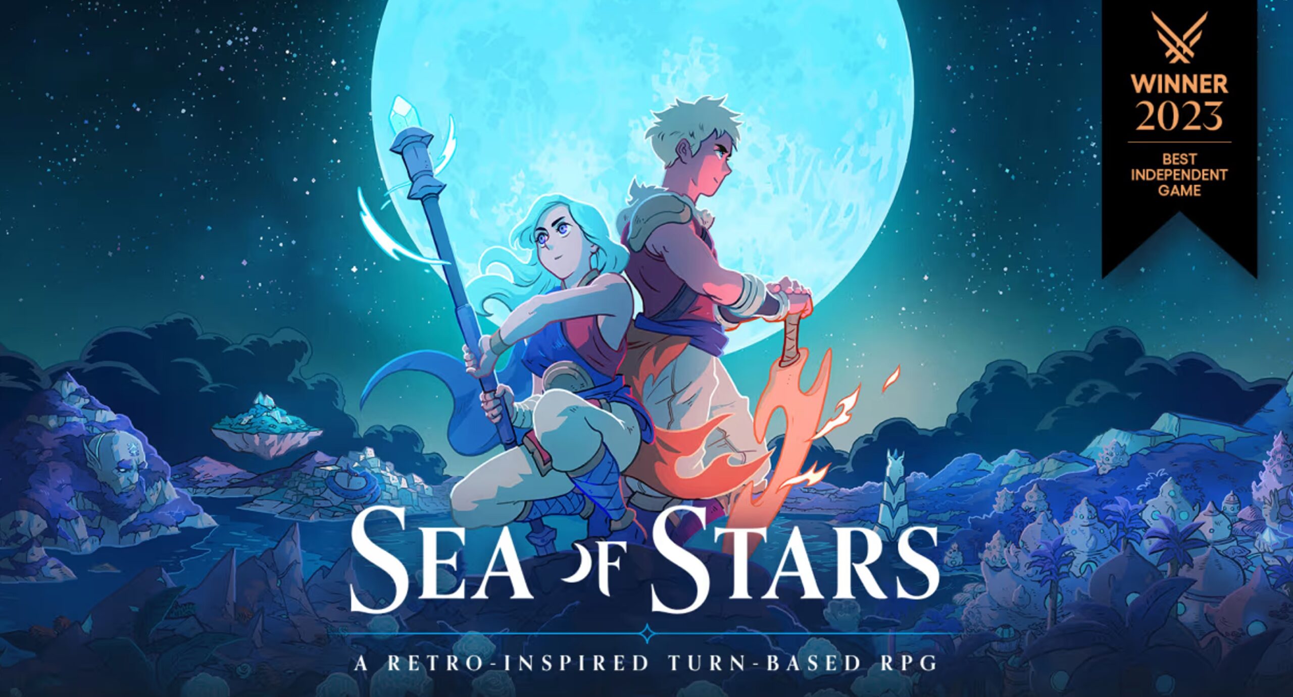 Sea of Stars is a turn-based RPG set in the world of Solistia. Players control eight new travelers, each with unique origins, motivations, and skills. The game’s HD-2D graphics blend retro pixel art with 3DCG, creating a visually stunning experience. Explore diverse cultures, navigate busy sea routes, and uncover the industries of a new era. Every path is yours to take in this exciting adventure.  :: Sabotage Studio