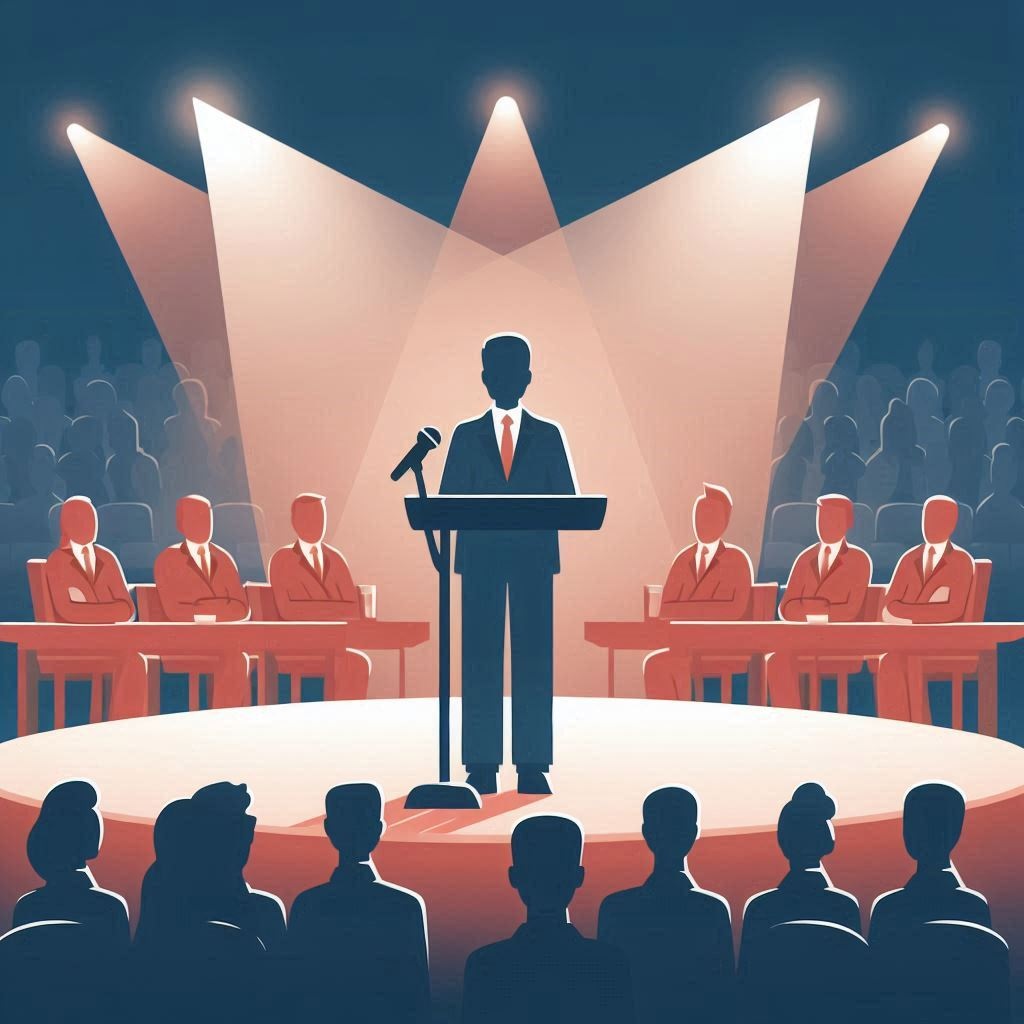 <p>Presidential debates offer a unique window into the candidates’ policies, personalities, and abilities to perform under pressure. These events are steeped in history and continue to evolve, reflecting broader changes in media, technology, and political strategy. From the first televised debate to the impact of memorable one-liners and the ongoing debate over inclusion criteria, these fascinating facts highlight the enduring significance of presidential debates in American democracy. As we look to the future, it’s clear that debates will remain a critical component of the electoral process, providing voters with valuable insights as they make their decisions at the ballot box. </p>:: DALL-E