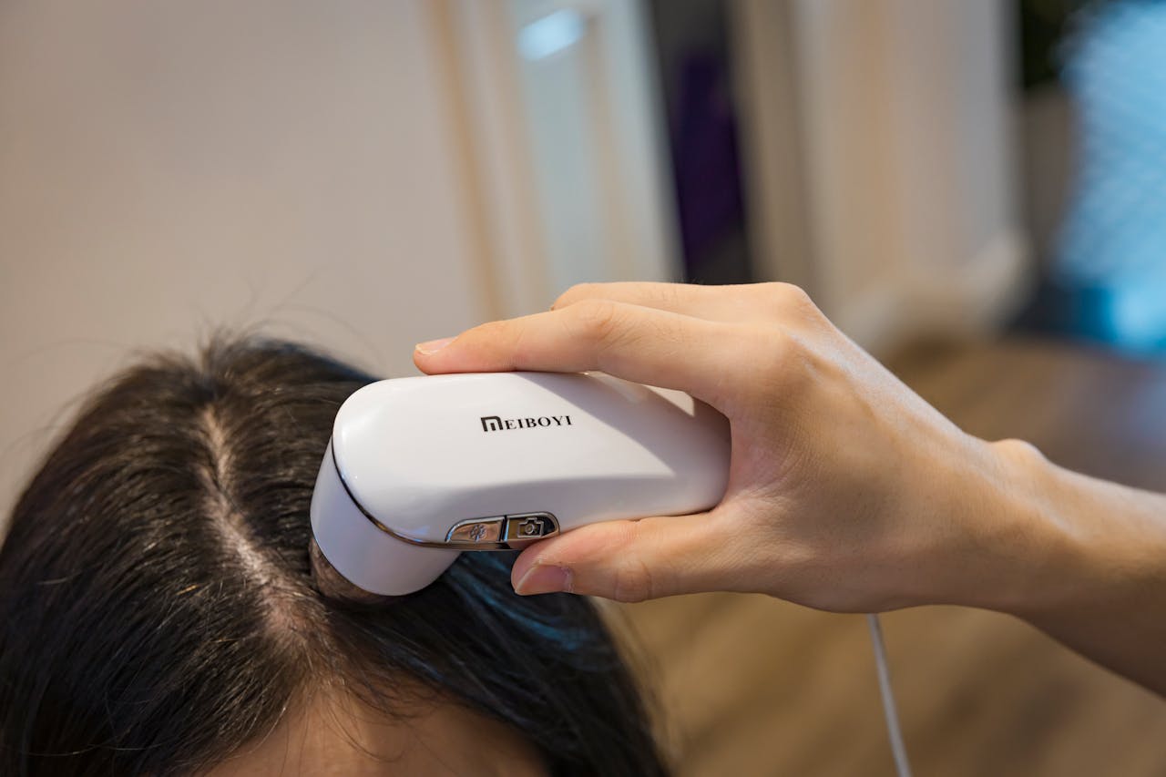 10. Poor Scalp Health <p> A healthy scalp is critical for strong hair growth. Conditions like dandruff, psoriasis, or fungal infections can cause irritation and inflammation on the scalp, leading to hair thinning or loss. Build-up from dead skin, oil, or hair products can also clog hair follicles, making it harder for new hair to grow. Maintaining scalp health through regular washing, exfoliating, and moisturizing can help, but persistent issues should be addressed with a dermatologist who can prescribe medicated treatments. </p> :: Pexels