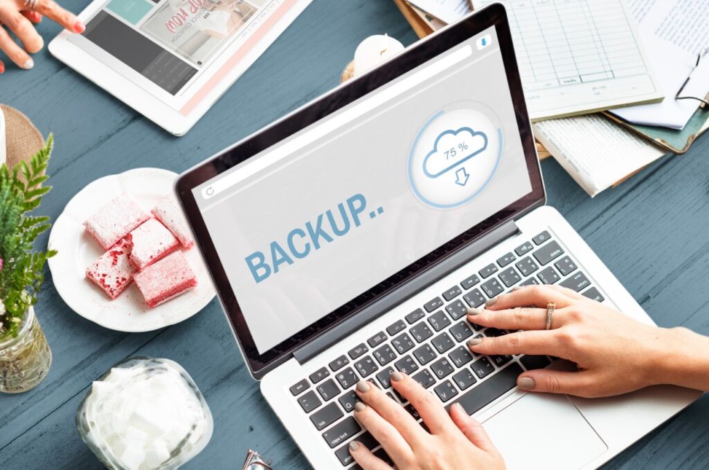 <p> Data loss can occur due to cyberattacks, hardware failures, or accidental deletion. To protect your valuable files, set up regular backups to an external hard drive or a secure cloud storage service. Many cybercriminals use ransomware attacks to lock users out of their own files, demanding payment for access. Having an up-to-date backup ensures that you can restore your data without paying a ransom. Automating your backups will help keep your information secure without requiring constant manual intervention. </p> :: Freepik