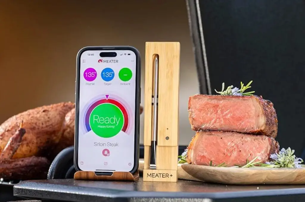 <p> A smart meat thermometer is an essential tool for grilling, roasting, or slow cooking. Unlike traditional thermometers, these devices sync with an app to provide real-time temperature updates, so you know exactly when your food is done. Many models come with preset cooking temperatures for different meats, ensuring that you never overcook or undercook a meal again. Whether you are cooking steak, chicken, or a holiday roast, a smart thermometer helps you achieve perfect results without constantly checking on your food. Some models even offer estimated cooking completion times, giving you a better idea of when your meal will be ready. </p> :: MEATER | gizmodo.com