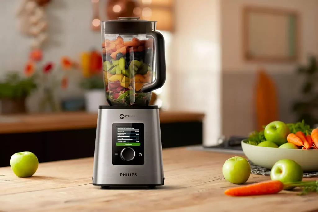 <p> A high-quality blender is essential for smoothies, soups, and sauces, and a smart blender makes the process even easier. These blenders come with app connectivity, allowing you to start, stop, and adjust blending cycles remotely. Some models even include built-in recipe guides and nutrition tracking features. Smart blenders also have sensors that automatically adjust speed and power based on the ingredients, ensuring smooth and consistent results. Whether you are making a protein shake or homemade nut butter, a smart blender simplifies meal prep and reduces mess. Some high-end models even allow you to customize blending presets, making it easy to create your favorite recipes with one touch. </p> :: Philips