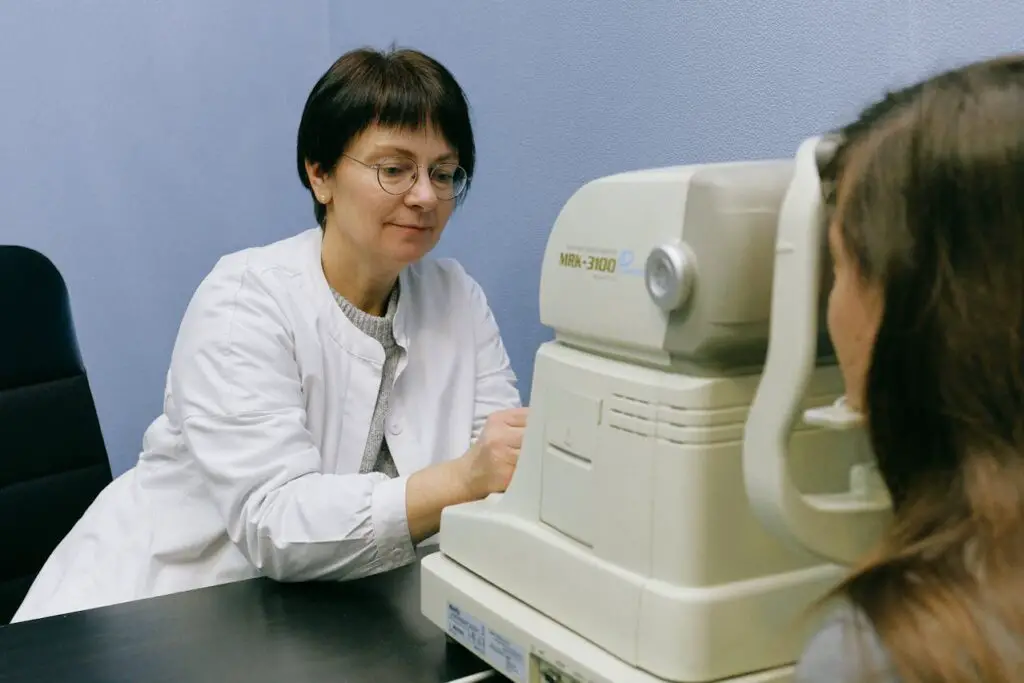<p> Vision changes are common in your 40s, with many people experiencing difficulty reading small print due to presbyopia. Additionally, regular eye exams help detect conditions like glaucoma, cataracts, and macular degeneration, which become more prevalent with age. Eye exams also offer insights into overall health, as they can reveal signs of diabetes, high blood pressure, and other systemic diseases. </p> :: Pexels