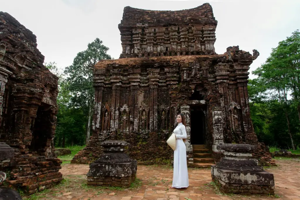 <p>My Son Sanctuary is a group of Hindu temples built between the 4th and 14th centuries by the Champa Kingdom. Hidden in a lush valley near Hoi An, the site was once an important religious center. Though many structures were damaged during the war, the ruins still stand proud. Red brick towers, intricate carvings, and jungle backdrops make it a great place for slow exploration. My Son is a UNESCO site, so free pictures of its weathered temples are easy to find.</p> ::Pexels