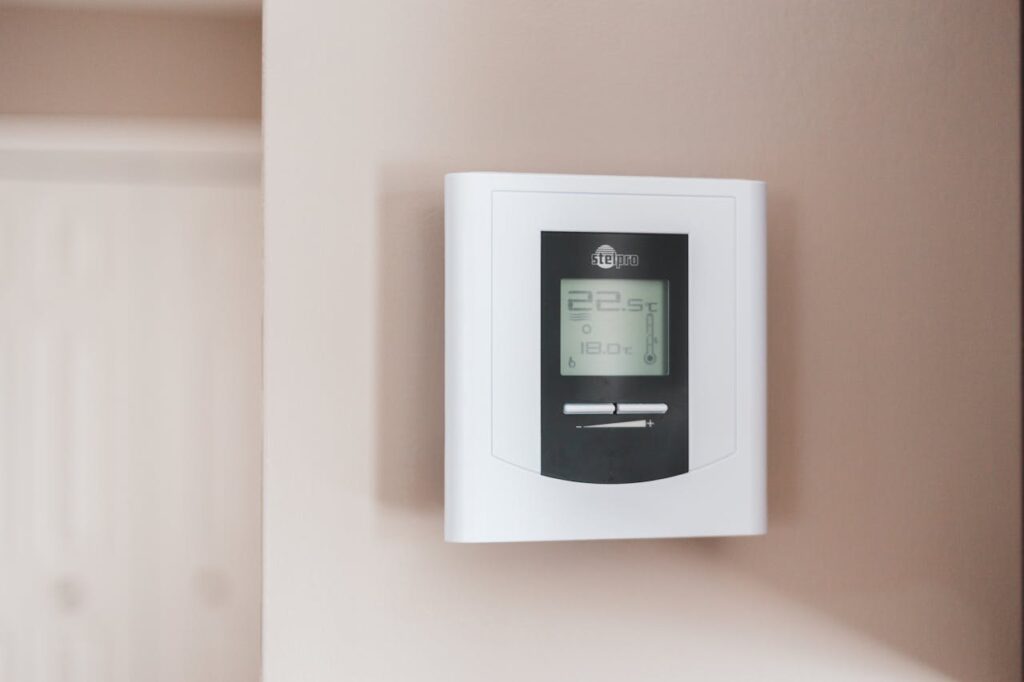 <p> A smart thermostat is one of the most impactful and cost-effective upgrades you can make to your home. These devices automatically learn your preferences and adjust the temperature to keep your home comfortable without wasting energy. Most models can be controlled remotely using your smartphone, giving you the ability to change settings while you are away. Not only does this reduce energy bills, but it also enhances your daily comfort by keeping your home at the perfect temperature throughout the day. Buyers are increasingly looking for energy-efficient and tech-savvy features, so this small investment can pay off in both convenience and resale value. </p> :: Pexels
