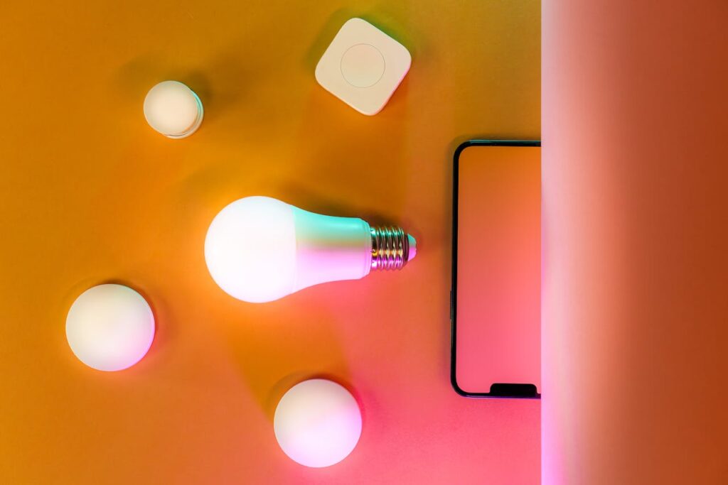<p> Smart light bulbs, such as the Philips Hue and LIFX A19, allow you to customize the lighting in your home with ease. These bulbs can be adjusted remotely via an app, so you can change the brightness or color of the lights to suit your mood or activity. Want warm, cozy lighting for a movie night? Or bright, cool lighting for working from home? Smart bulbs give you the flexibility to set the perfect ambiance in any room. Many smart bulbs also work with voice assistants like Amazon Alexa and Google Assistant, so you can control your lighting with simple voice commands. These devices can also be scheduled to turn on and off at specific times, providing added convenience and helping you save energy. Additionally, smart light bulbs can enhance your home’s aesthetic by allowing you to create dynamic lighting scenes or set up multiple bulbs to sync together for a cohesive look. </p> :: Pexels