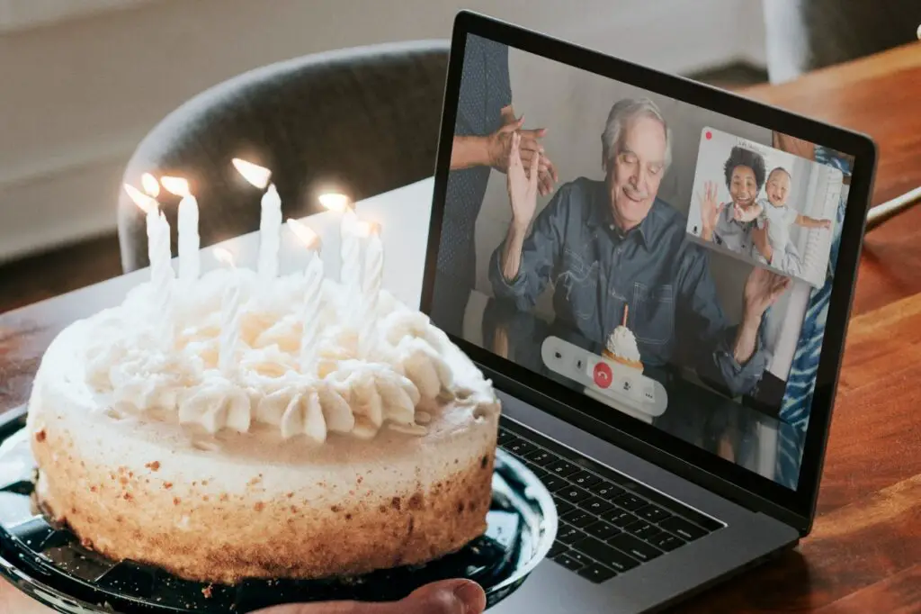 <p> Just because you can't attend the birthday party or holiday dinner doesn’t mean you have to miss out on the fun. Coordinate virtual celebrations using video calls, photo slideshows, or even scavenger hunts. For birthdays, send a “party in a box” with balloons, confetti, and a small gift. For holidays, plan synchronized activities—bake the same cookies, wear matching pajamas, or make handprint turkeys over Zoom. You can even send them a card for every holiday on the calendar (yes, even National Ice Cream Day!). When you show up creatively for the moments that matter, those memories stick.  </p> :: Freepik
