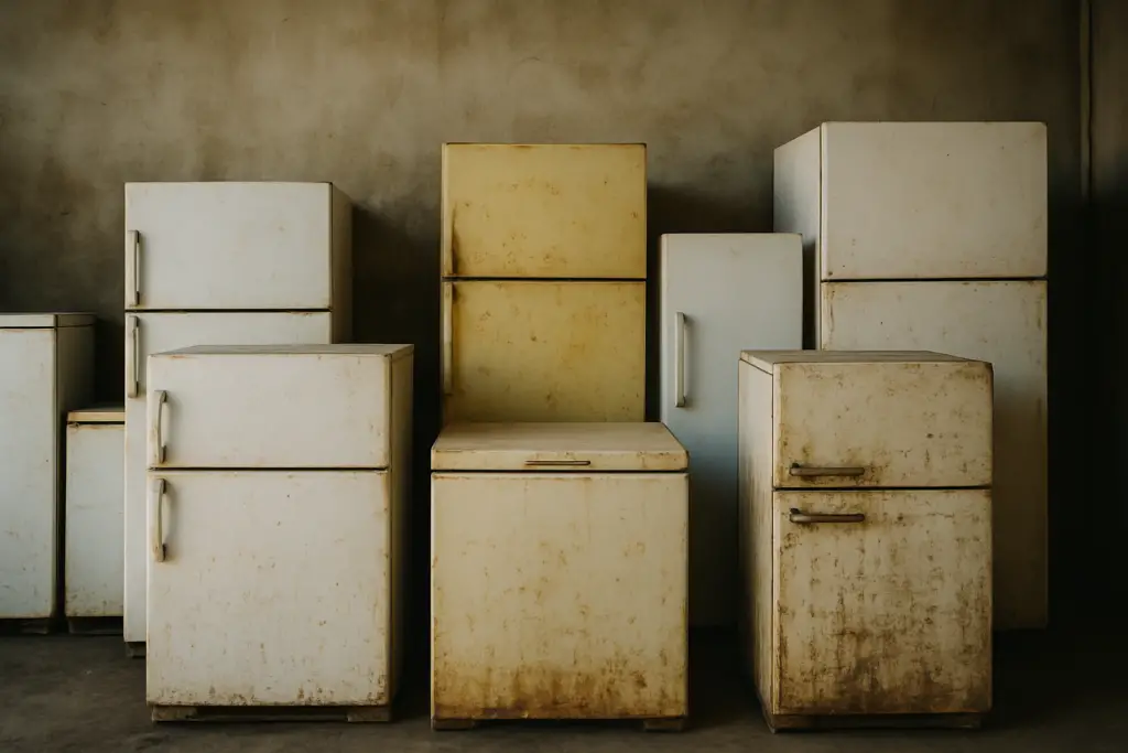 <p> If you have an old refrigerator or freezer lurking in your garage or basement, it could be quietly wasting a shocking amount of electricity. Appliances made more than 15 to 20 years ago are often far less energy efficient than today’s models because they use outdated compressors and insulation. An older fridge may consume two to three times more power than a new Energy Star-rated unit, making it one of the biggest energy wasters in many homes. If replacing it isn’t an option right now, try unplugging the extra fridge or freezer when it’s not needed, especially during warmer months, to keep your electricity bill down. </p> :: DALL-E