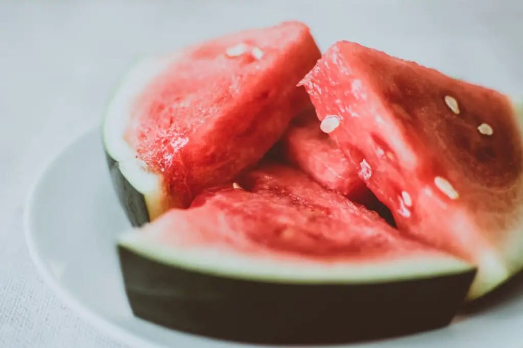 <p> It’s the poster child for summer picnics, but watermelon—despite its high water content—can still pack a sugary punch. A wedge of watermelon (about 1/16 of a melon) contains 17 grams of sugar, and its glycemic index is higher than many other fruits. That means it can cause a fast sugar spike, especially if eaten alone. Instead, enjoy a smaller serving and pair it with a protein-rich snack like cottage cheese or a boiled egg to keep things balanced and filling. </p> :: Pexels