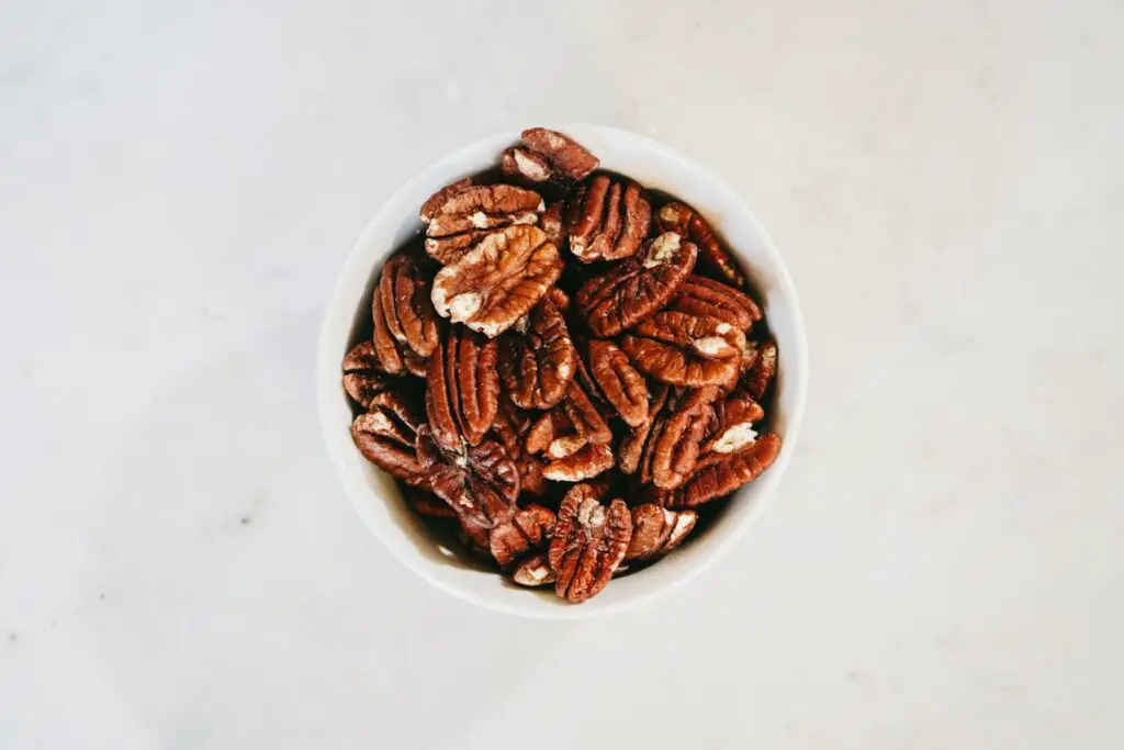 <p> Pecans often show up in sugar-laden pies, but on their own, they are an antioxidant powerhouse. They are especially rich in monounsaturated fats, vitamin E, and minerals like zinc and manganese. With about 3 grams of protein and 2.7 grams of fiber per ounce, they offer a moderate nutrition boost. Their antioxidant content helps combat inflammation and supports heart health. However, they are one of the more calorie-dense nuts and contain slightly less protein than others on this list. Use them to add crunch and flavor to salads, oatmeal, or yogurt without the added sugar. </p> ::  Pexels