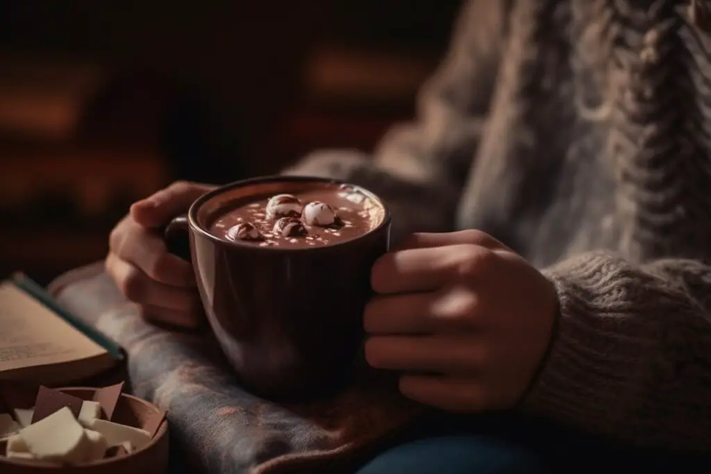 <p> When the craving for something chocolatey hits, skip the powdered mix and make your own rich hot chocolate. In a small pot, heat 2 cups of milk with 2 tablespoons cocoa powder, 2 tablespoons sugar, and a splash of vanilla extract. Whisk until smooth and heated through, then pour into a mug and top with whipped cream or marshmallows. Add a pinch of sea salt to bring out the chocolate, or a sprinkle of cinnamon for a cozy twist. </p> :: Freepik | AI