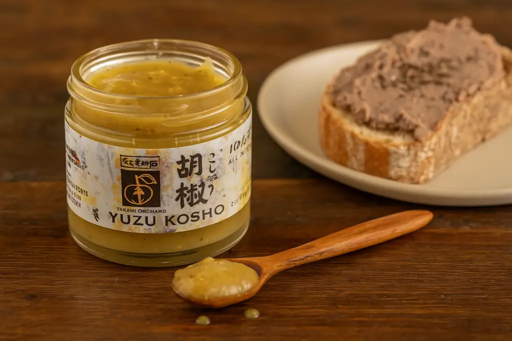 <p> Yuzu kosho, the Japanese condiment made from yuzu citrus zest, fresh chilies, and salt, is taking the U.S. food scene by storm this year. Its vibrant, citrusy heat elevates everything from grilled chicken to sashimi, pasta, and even cocktails. Fans love how a tiny dab transforms a dish with tang and spice, cutting through rich flavors without overwhelming them. As American palates lean toward lighter, zingier flavors, yuzu kosho is perfectly positioned as a 2025 must-have for adventurous home cooks and chefs alike. </p> :: DALL-E