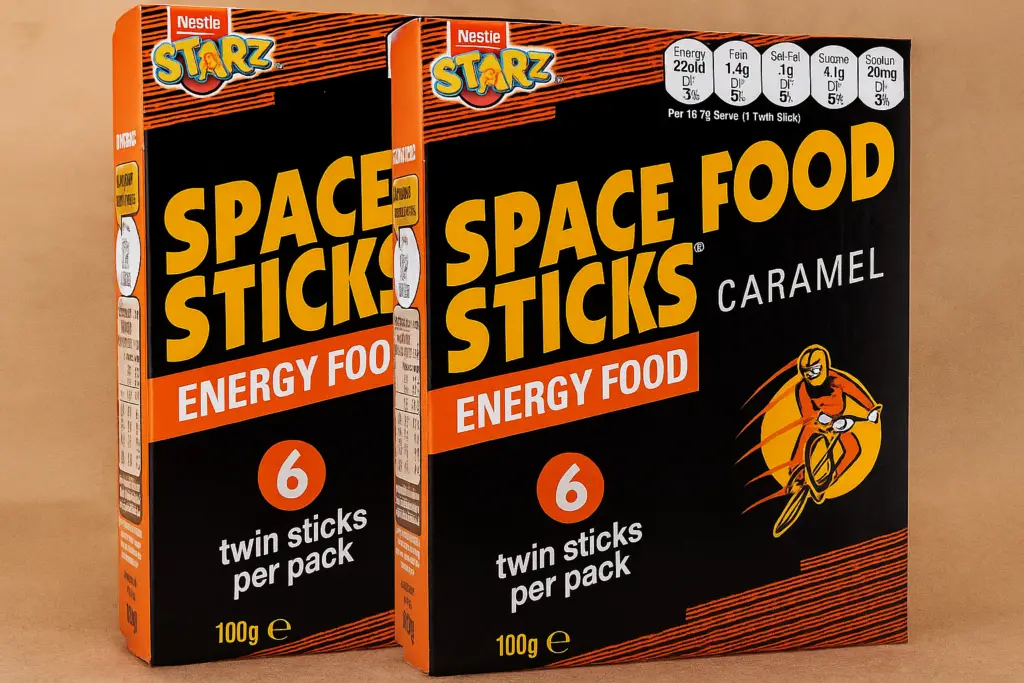 <p> Nothing said “future” in the ’60s quite like the space race—and what better way to taste the future than with Space Food Sticks? Created in collaboration with NASA, these chewy, tube-shaped snacks were originally developed to give astronauts an energy-packed treat in space. But down here on Earth, kids thought they were just as cool. Flavors like peanut butter, caramel, and chocolate gave them mass appeal, and their unusual texture made them feel like astronaut-approved taffy. Though they eventually disappeared from mainstream shelves, they’ve maintained cult status and even seen brief comebacks. Today, you can find DIY versions online or look for novelty brands that bring them back for retro fun. It’s the kind of snack that doesn’t just feed your appetite—it sparks your imagination. </p> :: DALL-E