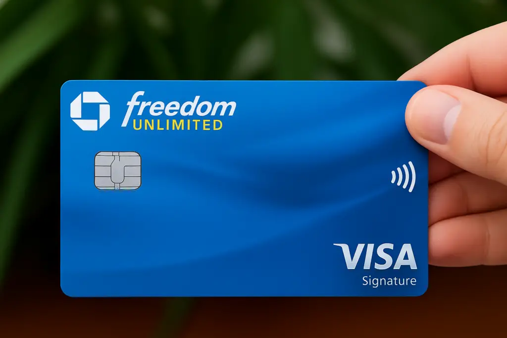 <p> Looking for a credit card that rewards everyday spending? The Chase Freedom Unlimited card is a standout choice. It offers a flat 1.5% cash back on all purchases, with bonus rewards for certain categories like travel, dining, and groceries. There's no annual fee, and your rewards never expire. The app is user-friendly, and tracking your cash-back balance is easy. If you’re disciplined about paying your balance in full each month, this card becomes a powerful tool to earn back money on things you’re already buying. </p> :: DALL-E