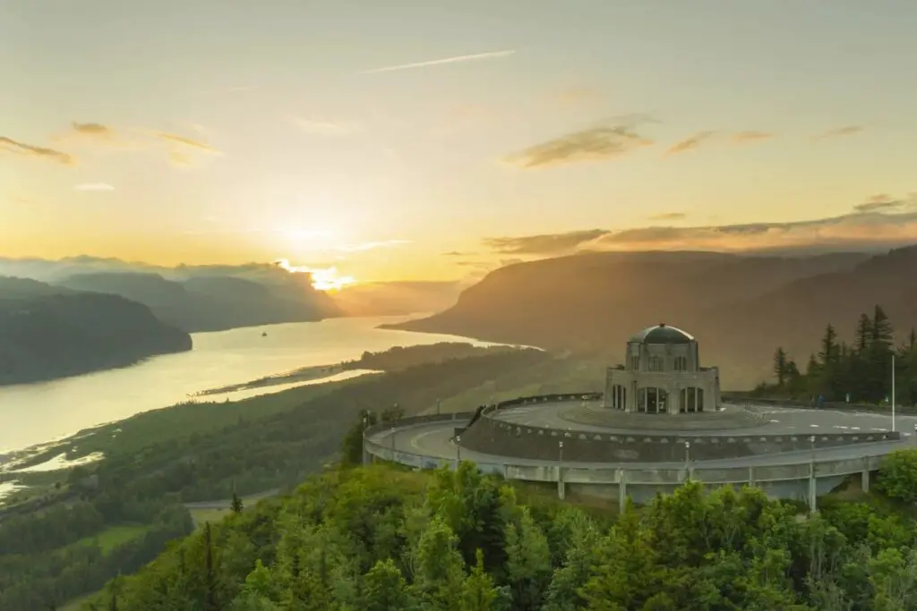 <p> If you’re craving jaw-dropping views without a difficult drive, the Columbia River Scenic Highway in Oregon fits the bill. Just 70 miles long, this route offers waterfalls, cliffs, and sweeping vistas of the Columbia River Gorge—all within a short drive from Portland. Stop at Multnomah Falls, one of the tallest in the country, and explore the quaint town of Hood River, known for its food, breweries, and arts scene. With its well-maintained roads and easy access to natural wonders, this route is perfect for a relaxed day trip or a serene weekend escape. </p> :: Portland, Oregon | travelportland.com