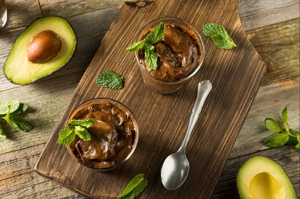 <p> If you’re a fan of silky, rich chocolate mousse but hate the heavy cream and sugar it usually demands, this dark chocolate avocado mousse is a revelation. Creamy ripe avocado replaces the fats, bringing heart-healthy monounsaturated fats and fiber to the party, while dark cocoa powder offers deep, antioxidant-rich chocolate flavor. A touch of honey or maple syrup and a splash of vanilla pull it all together into a luscious dessert. Bonus points if you add a pinch of cinnamon or a few drops of espresso—sophisticated and satisfying without the guilt! </p> :: dymatize.co.in