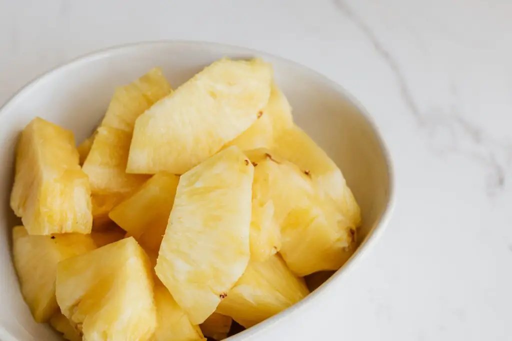 <p> This sunny fruit does more than just brighten your mood—it also boosts melatonin production. Pineapple is loaded with vitamin B6, which helps your body produce serotonin, the precursor to melatonin. Its natural sugars provide a gentle energy rise followed by a steady decline that can promote relaxation. Enjoy a few chunks of fresh pineapple or toss some into a smoothie with a banana and almond milk to create a sleep-friendly nightcap. </p> :: Pexels