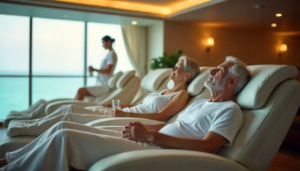 <p> Cruises today are more senior-friendly than ever, with medical staff on board, wheelchair-accessible cabins, and wellness programs designed for older adults. There are also plenty of dining options to accommodate dietary needs, plus spas, hot tubs, and fitness centers to help you stay in top shape while at sea. Many retirees find they actually feel healthier and more relaxed on a cruise than at home. </p> :: Freepik AI