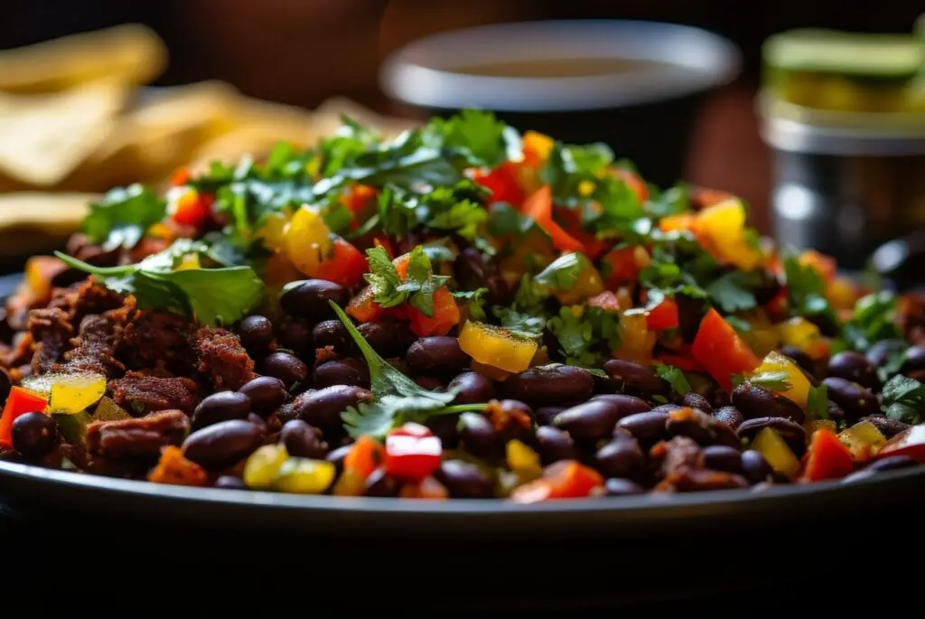 <p> Quick, colorful, and customizable, this skillet meal is ideal for one-pan cooking. Using canned black beans, frozen peppers and onions, and a few spices, you can whip up a fajita-style dish in under 15 minutes. Serve it hot over a bed of leafy greens for a low-carb twist or tuck it into a whole-wheat tortilla if you want something heartier. Black beans are rich in protein and fiber, keeping you full without weighing you down. This is a go-to meal when you want something nourishing and fast—no takeout menu required. </p> :: Vecteezy