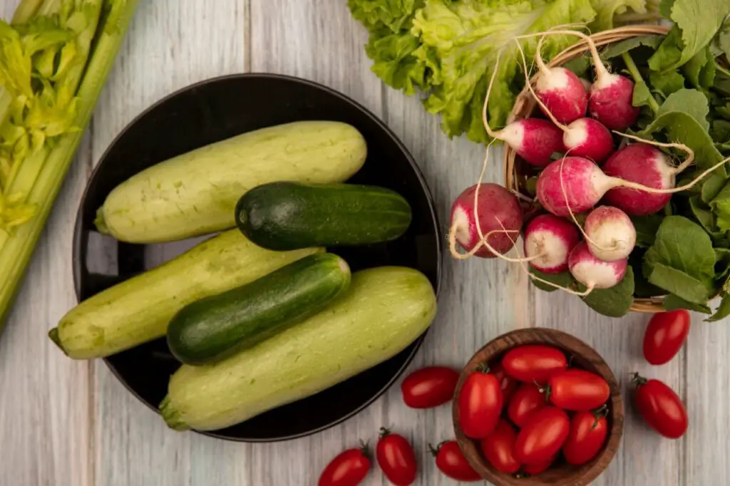 <p> Cucumbers, zucchini, radishes, and similar high-water veggies should never see the inside of your freezer. Just like lettuce, they turn mushy when thawed. The crunch that makes them so satisfying in salads or as snacks disappears completely. Imagine biting into what should be a crisp cucumber only to find a soggy, flavorless slice—it is not a pleasant surprise. If you find yourself with too many cucumbers, consider pickling them instead. Not only will they last much longer, but they will also add some tangy variety to your meals. </p> :: Freepik