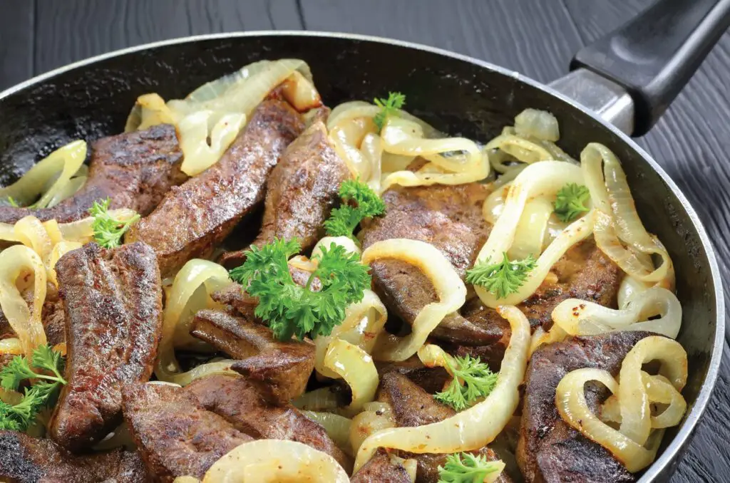 5. Liver and Onions <p> A strong-smelling dish that divided households, liver and onions was packed with iron and cooked up in cast iron skillets across the country. Sautéed with caramelized onions and sometimes bacon, it wasn’t everyone’s favorite—but those who loved it remember it fondly as a rich and hearty meal from simpler times. </p> :: www.grit.com
