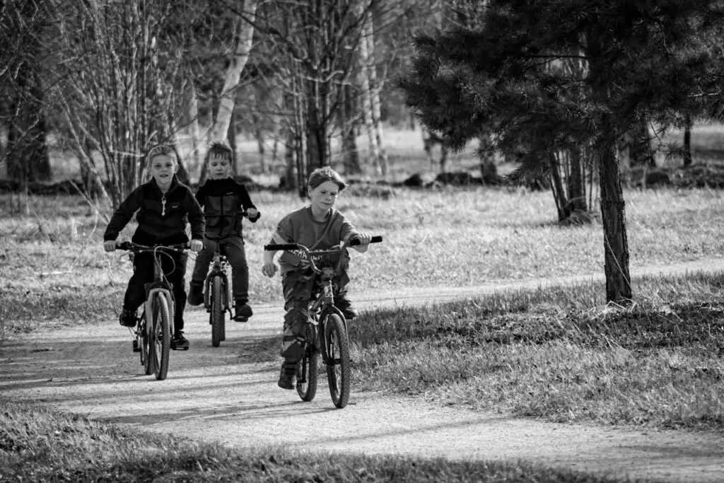<p> Our bicycles were our tickets to adventure, and we rode them like champions—with no helmets, knee pads, or reflective vests in sight. We built ramps out of plywood and bricks, gave each other “back rides,” and coasted down steep hills without a second thought. Falls and scraped knees were just part of the deal, and the only “safety gear” we had was a mom with a bottle of hydrogen peroxide and a Band-Aid. Fast forward to today, and every bike ride involves proper helmets, elbow pads, and reflective clothing. Back then, we felt invincible—and maybe we were, at least for a while. </p> :: Pexels