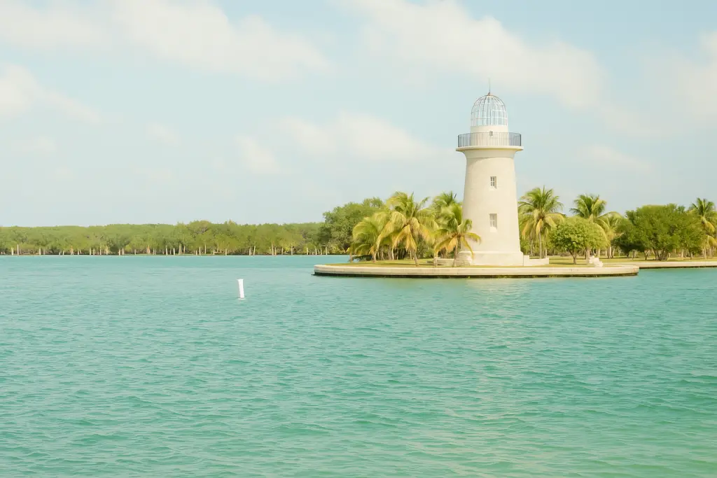 <p> Just south of Miami, Biscayne National Park is a treasure for water lovers. This mostly aquatic park is filled with mangroves, coral reefs, and small islands, creating a peaceful escape from city noise. You can take a guided boat tour, go snorkeling if you feel adventurous, or simply enjoy the breeze from the shore. The calm waters and natural beauty make it a relaxing destination, especially for those who find comfort in being near water. Bring a hat, sunglasses, and a light lunch, and let the rhythm of the waves set the pace for your day. </p> :: DALL-E