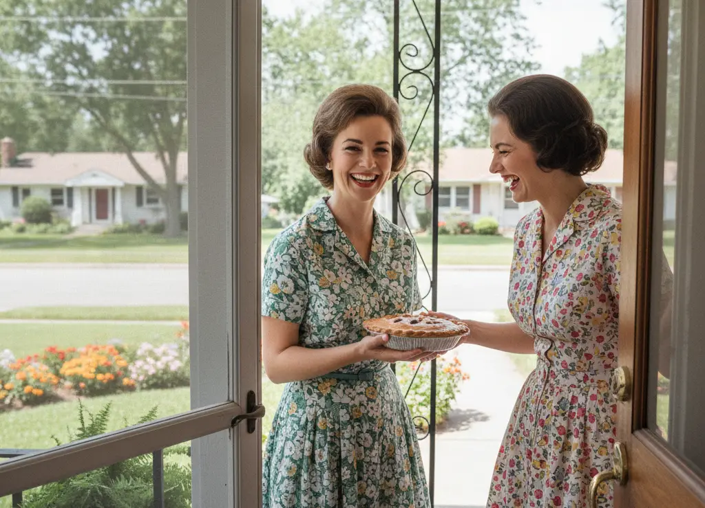 <p> One of the best parts of the 1960s was the social spontaneity. You did not need to text ahead or check someone’s availability. You just walked up to a friend’s house, rang the bell, and asked, “Want to play?” or “Want to come in for coffee?” Families kept extra snacks in the freezer because they expected visitors at any moment. Fast forward to today, when most people guard their schedules with calendars and texts, and a knock at the door without notice can feel intrusive. Gen Z and Millennials might not even open the door. </p> :: Gemini