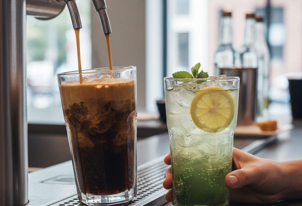 <p> Iced coffee has always been popular, but in 2025, the cold drink category is exploding. Cold brew remains a favorite, but nitro coffee is rapidly becoming a café essential. Infused with nitrogen for a smooth and creamy texture, nitro coffee feels indulgent without needing extra cream or sugar. Even teas are getting the chilled treatment, with nitro chai and sparkling iced teas appearing on menus. And unlike before, cold drinks are no longer limited to summer—they are sticking around all year. If you have never tried a cold nitro green tea, this might be the year to discover your new favorite pick-me-up. </p> :: Gemini