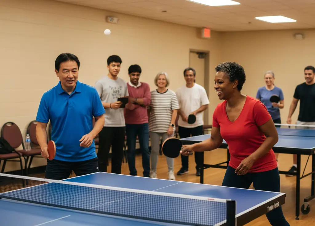 <p> Table tennis, or ping pong, has long been a favorite in basements and rec rooms, but it is experiencing a revival as a competitive and recreational activity. With tables now found in public parks, bars, and community centers, more people are discovering just how fun and addictive this sport can be. Table tennis is fast, improves hand-eye coordination, and works well in small spaces, which makes it accessible for just about anyone. It is also one of the rare sports where grandparents can challenge their grandkids and still hold their own, making it perfect for family gatherings. </p> :: Gemini