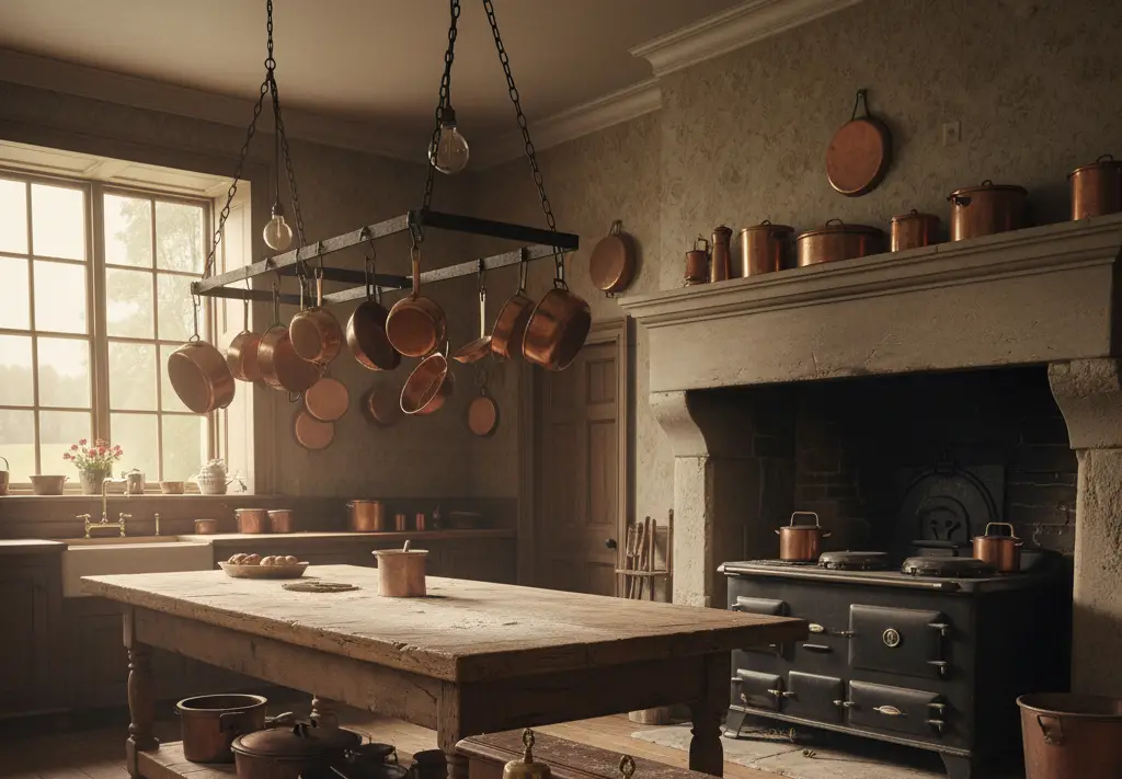 <p> Before smart speakers and intercom systems, households with staff relied on butler buttons or servant bells. These were small buttons, often hidden under rugs or tucked into corners, that when pressed rang a bell in another part of the house. It allowed homeowners to summon help discreetly and efficiently. In older houses, you can sometimes still spot the bells mounted on a wall in the kitchen or pantry. Younger people might assume they are part of a doorbell system or even old alarm equipment, but they were essentially the original “call buttons.” </p> :: Gemini