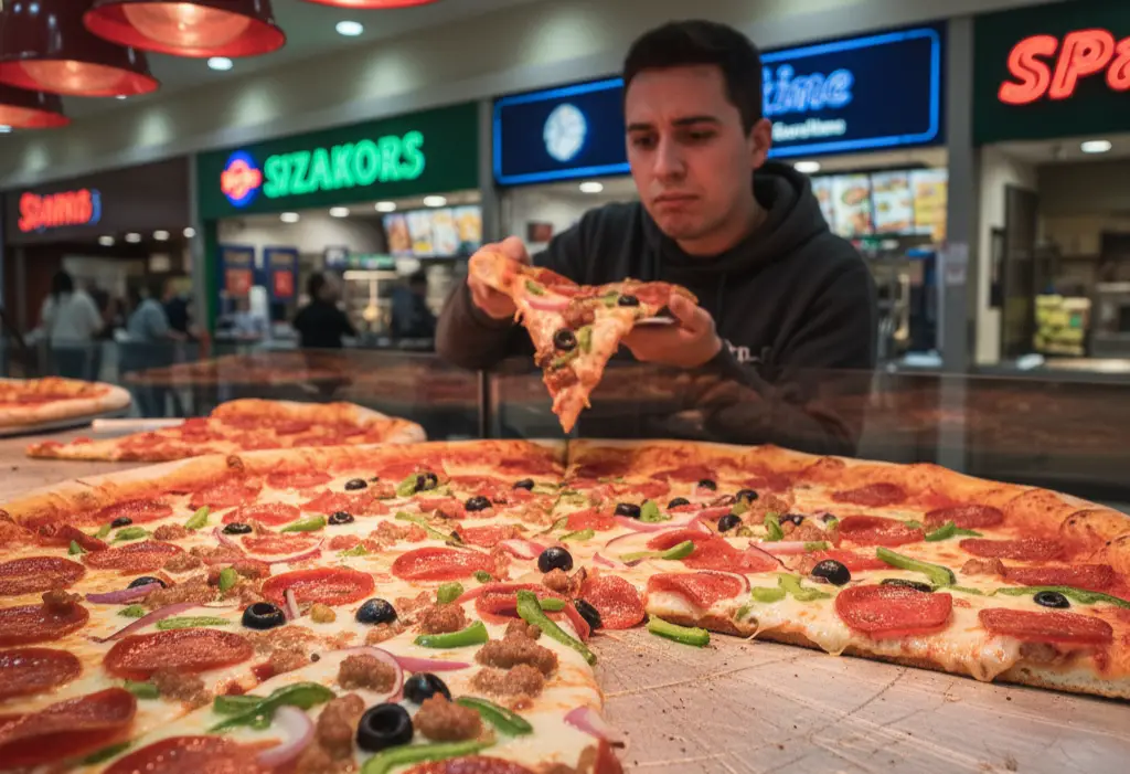 <p> If you have ever been to a mall food court, chances are you have seen Sbarro. Their massive slices under heat lamps are convenient, but taste-wise, they leave a lot to be desired. The crust is often overly thick and chewy, the sauce can feel heavy on garlic, and the toppings are greasy. It is the kind of pizza you grab when you are starving after a shopping spree, but it rarely leaves you excited to go back for more. </p> :: Gemini