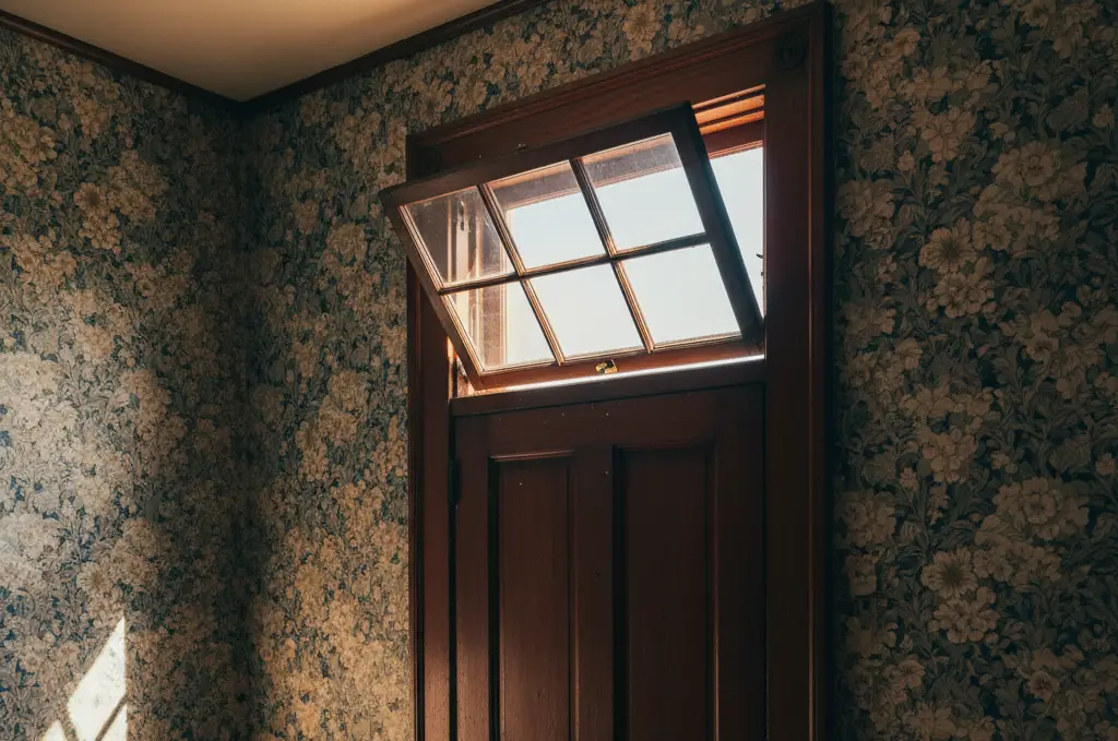 <p> At first glance, the little window above a doorway might look purely decorative, but transom windows served an important purpose. They allowed fresh air to circulate between rooms and hallways before modern air conditioning was a thing. They also added a touch of extra light in darker interiors. For older homeowners, cracking open a transom window was second nature, but most younger people today never think to try it. Many of these windows have been painted shut or left untouched for years, but they are a clever piece of design that balanced beauty with practicality. </p> :: Gemini