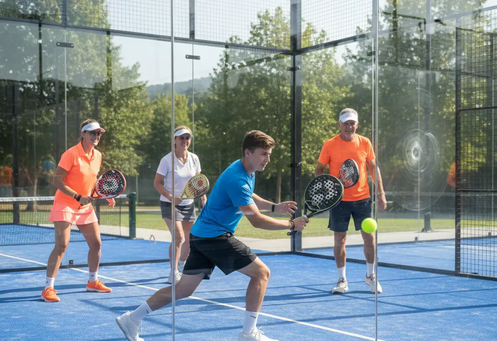 <p> If you have not heard of padel tennis yet, you soon will. This fast-growing sport is played on an enclosed court that is smaller than a traditional tennis court, with walls that can be used strategically to bounce the ball. It is like a mix of squash and tennis, but much easier for beginners to pick up. Many players find padel more exciting because the walls add a new twist to rallies, making every point unpredictable. Communities across the country are beginning to add courts, so expect to see more people picking up a padel racket soon. </p> :: Gemini