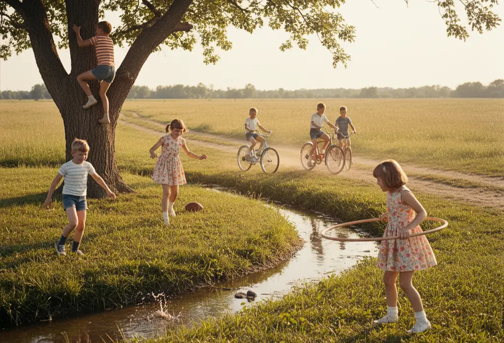 <p> Boomers remember the classic rule: “Be home when the streetlights come on.” That was it. No phones, no text messages, and certainly no GPS tracking apps. Kids could spend hours playing baseball in an empty lot, exploring creeks, or riding bikes across town. Parents trusted their children to figure things out, and neighbors kept a casual eye out. Compare that to today, when parents expect a check-in every couple of hours, and you can see why Gen Z and Millennials might struggle with that kind of unmonitored freedom. </p> :: Gemini