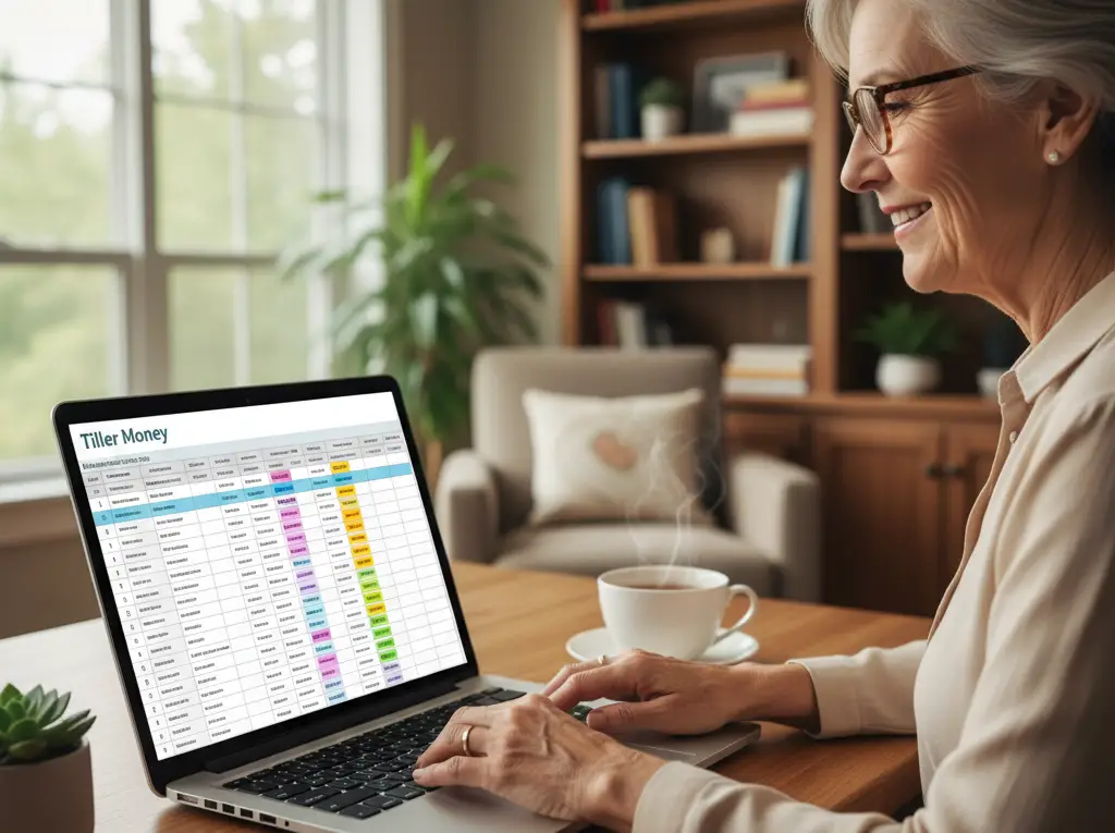 7. Tiller Money <p> If you are someone who feels more comfortable with spreadsheets, Tiller might be your dream budgeting tool. It automatically imports your financial transactions into Google Sheets or Excel and then organizes them with customizable templates. You get the flexibility of a spreadsheet with the automation of an app. Boomers who have tracked expenses in Excel for years often find Tiller refreshing because it keeps things familiar while saving a lot of manual work. </p> :: Gemini