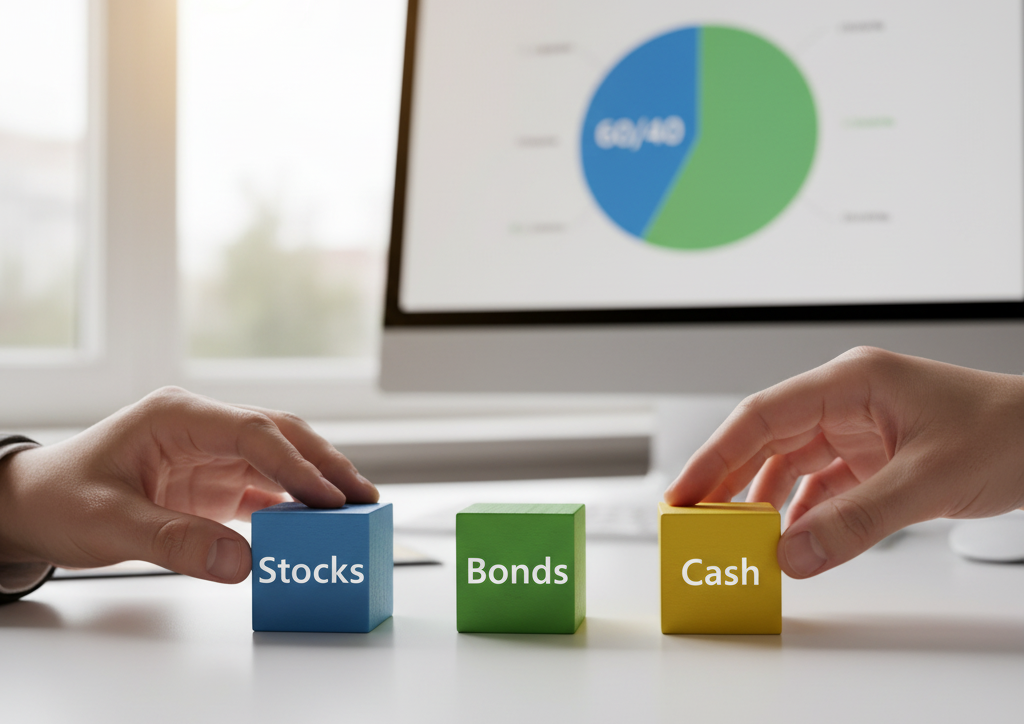 <p> Once you know your goals, it is time to determine your asset allocation—the balance between stocks, bonds, and cash. This is the backbone of diversification. A common approach is the “60/40” mix (60 percent stocks and 40 percent bonds), but your ideal balance depends on your age and risk tolerance. Younger investors might prefer 80 percent stocks and 20 percent bonds to maximize growth potential. Those closer to retirement might flip that ratio for stability. The key is to spread your money across different asset types so when one dips, the other can help cushion the blow. Asset allocation isn’t flashy, but it is one of the most powerful tools for long-term investing success. </p> :: Gemini
