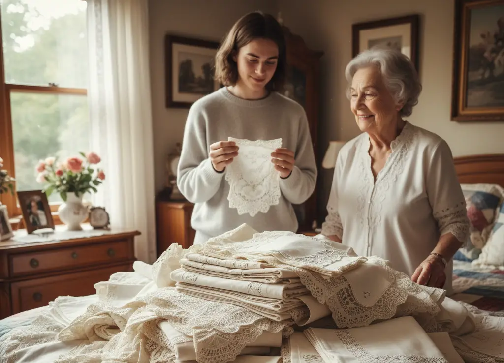 <p> That box of embroidered tablecloths and vintage linens may be beautiful, but they rarely fit into modern living. Your kids may not even own an ironing board, let alone a china cabinet to display them on. While they may keep one piece for sentimental reasons, the rest are often too fussy for everyday use. Donate them to quilting groups or historical societies so your family’s handiwork lives on in meaningful ways. </p> :: Gemini