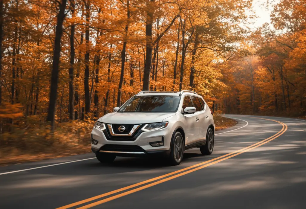 10. Nissan Rogue <p> Compact yet capable, the Nissan Rogue is a great choice for drivers who want a comfortable and affordable crossover for road trips. It offers excellent fuel economy, plenty of cargo room, and a surprisingly smooth ride for its size. The seats are designed for long-distance comfort, and the interior feels modern and well thought out. With available all-wheel drive and a suite of advanced safety features, the Rogue gives you peace of mind on both open highways and winding backroads. It is proof that you do not need a massive SUV to enjoy a big adventure. </p> :: Gemini