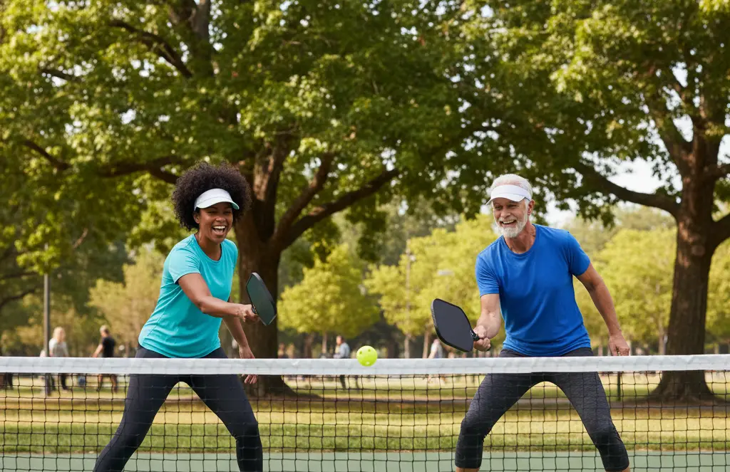 <p> Pickleball has exploded in popularity, and for good reason. Played on a small court with paddles and a wiffle ball, it blends elements of tennis, badminton, and ping pong into one easy-to-pick-up game. What makes it so appealing is how quickly people of all skill levels can jump in and start rallying. It is social, fast-paced, and much less intimidating than a full-size tennis match. Whether you are looking for light exercise, a way to meet new friends, or a sport to play with your kids or parents, pickleball has become the go-to recreational activity of the moment. </p> :: Gemini
